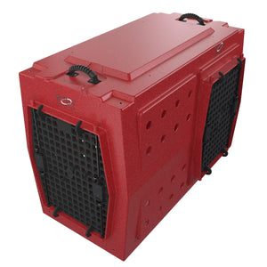 XLarge Cage Ruffland - Rouge Patriotique, 2 portes (avant et droite) image