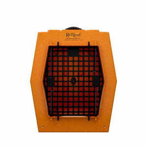 Large Cage Ruffland - Orange, Une porte image