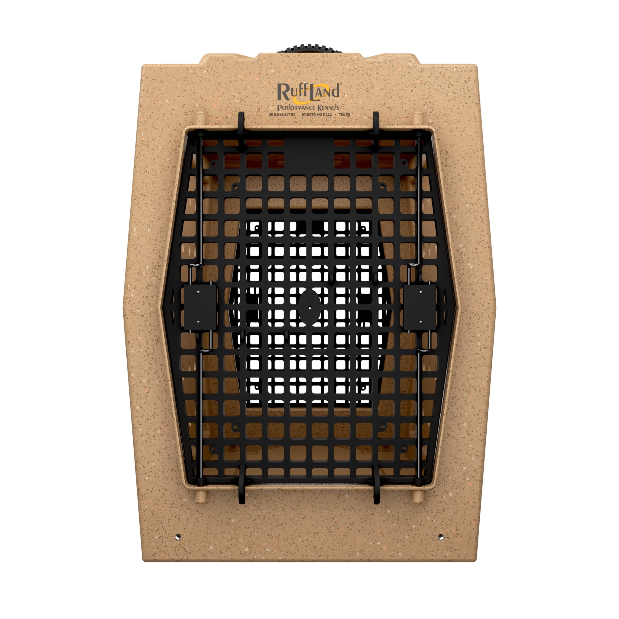 XLarge Cage Ruffland - Tan, 2 portes (avant et arrière) image