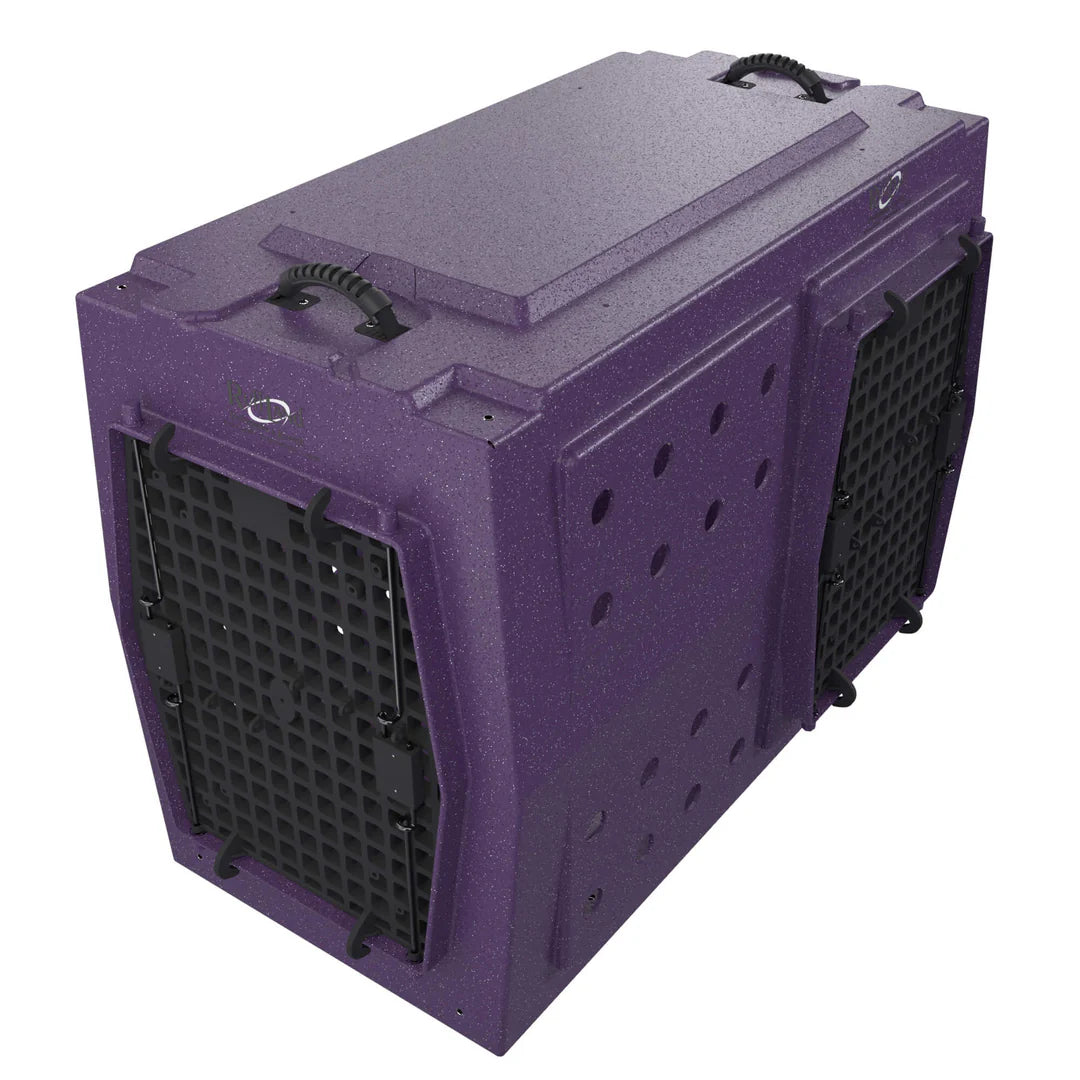XLarge Cage Ruffland - Mauve, 2 portes (avant et droite) image