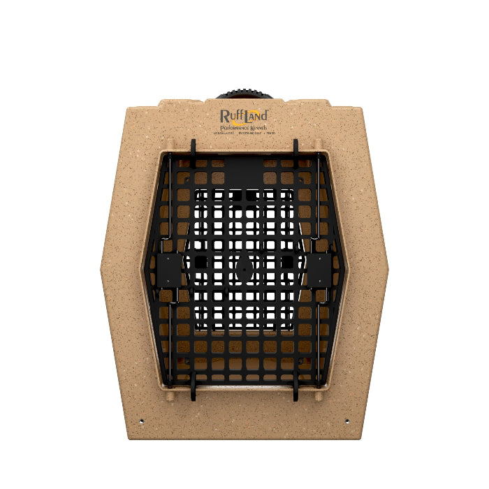 Large Cage Ruffland - Tan, 2 portes (avant et arrière) image