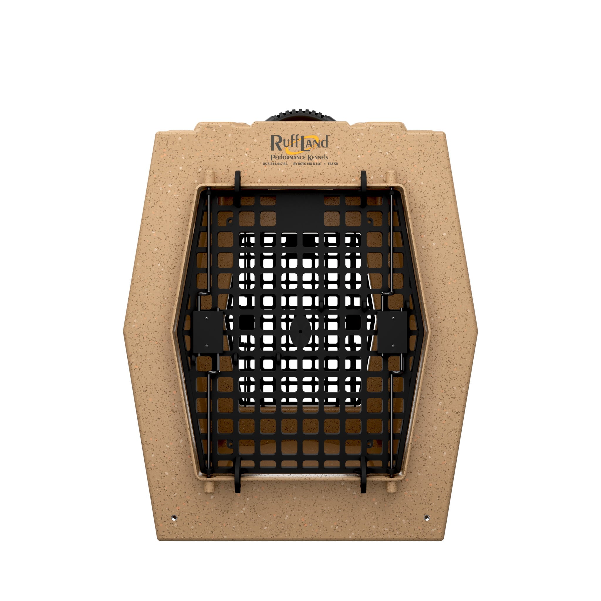 Medium Cage Ruffland - Tan, 2 portes (avant et arrière) image