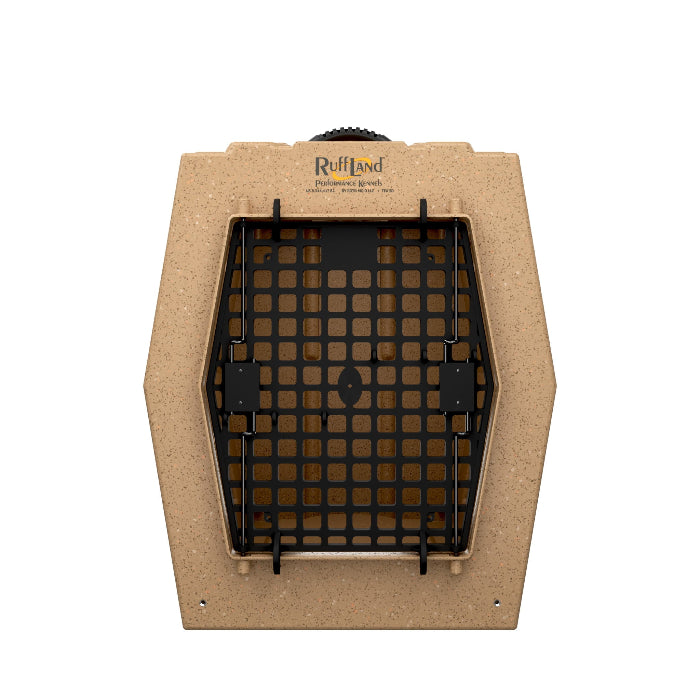 Large Cage Ruffland - Tan, Une porte image